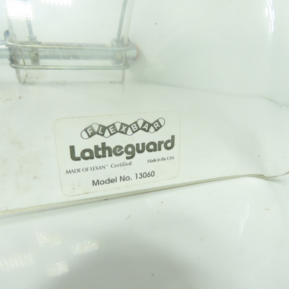 Flexbar 13060 Latheguard Lexan Safety Shield W/ Mounting Arm 6-1/4" Wide
