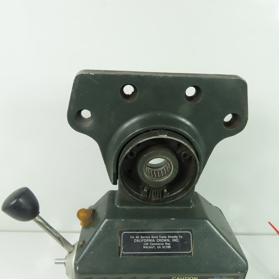 Lyman Pacific AL-250 Milling Machine Power Feed 110VAC 2.5A