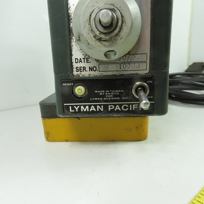 Lyman Pacific AL-250 Milling Machine Power Feed 110VAC 2.5A