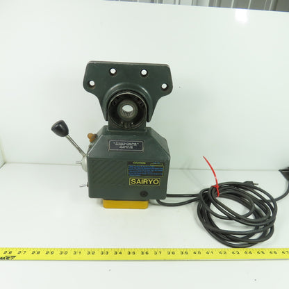 Lyman Pacific AL-250 Milling Machine Power Feed 110VAC 2.5A