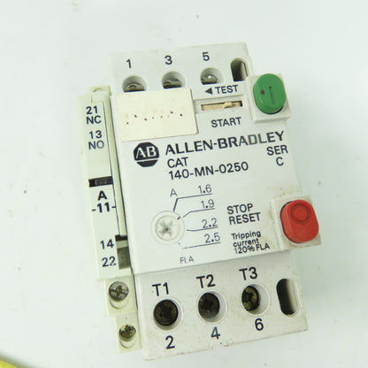 Allen-Bradley 140-MN-0250 Motor Circuit Protector 1.6-2.5A 600V