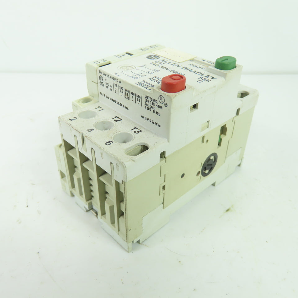 Allen-Bradley 140-MN-0250 Motor Circuit Protector 1.6-2.5A 600V