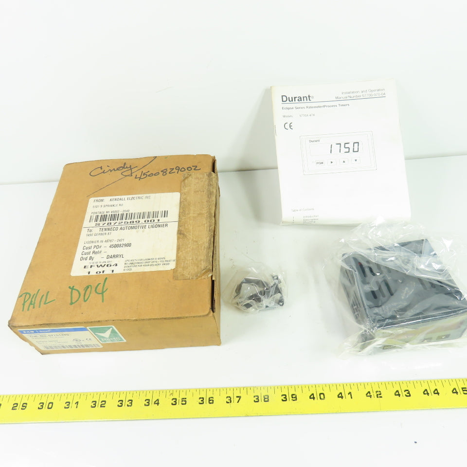 Eaton Durant 57701-470 Eclipse Series AC Power Digital Ratemeter NEW