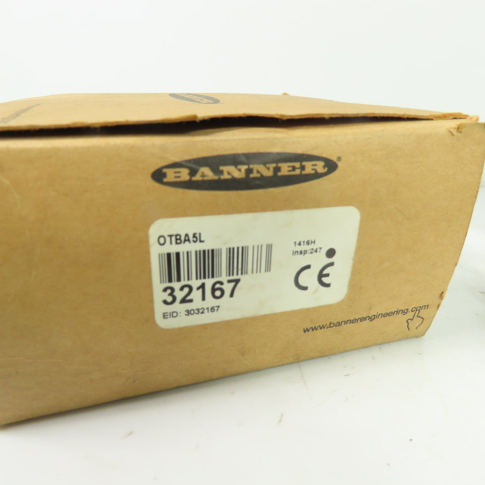 Banner Engineering 32167 OTBA5L Momentary Action Optical Touch Button NEW