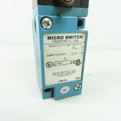 Honeywell LSA1A Heavy Duty Limit Switch 600VAC 10A