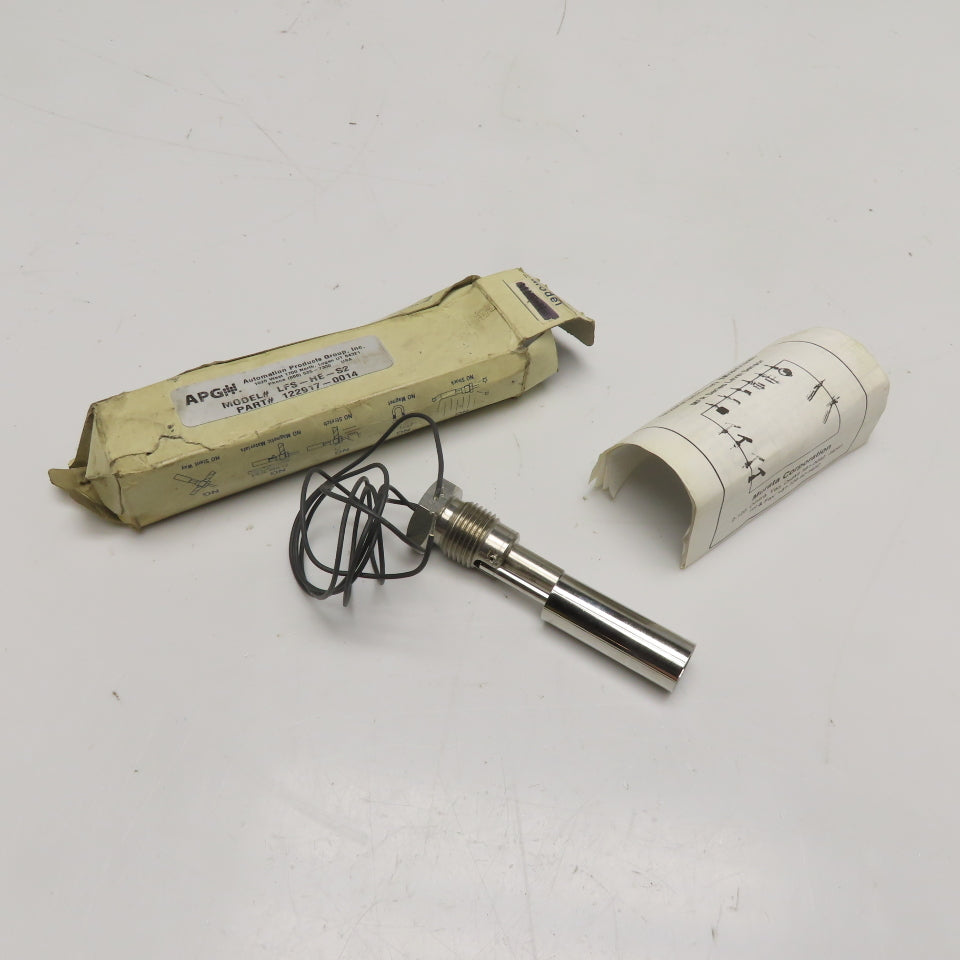 APG 122917-0014 LFS-HE-S2 Level Switch Sensor Stainless Steel