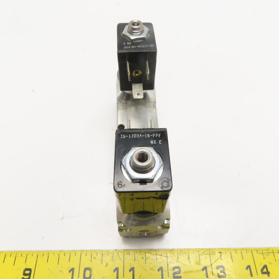 Versa KGG-4332-HCL-3-A120 Solenoid Valve 120V 60Hz 110V 50Hz 8.5W 25-175 PSI