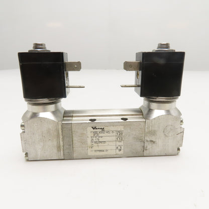Versa KGG-4332-HCL-3-A120 Solenoid Valve 120V 60Hz 110V 50Hz 8.5W 25-175 PSI