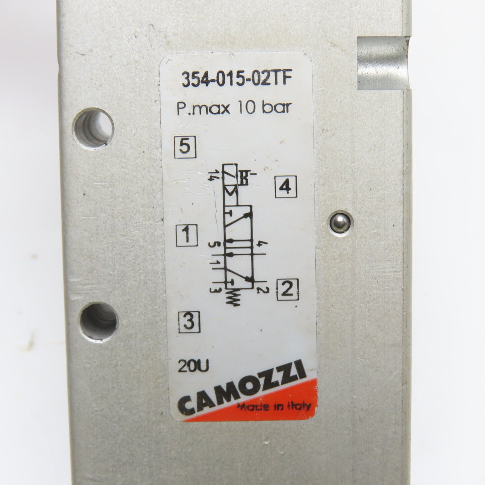 Camozzi 354-015-02TF 5/2 Way Pneumatic Directional Control Valve No Coil