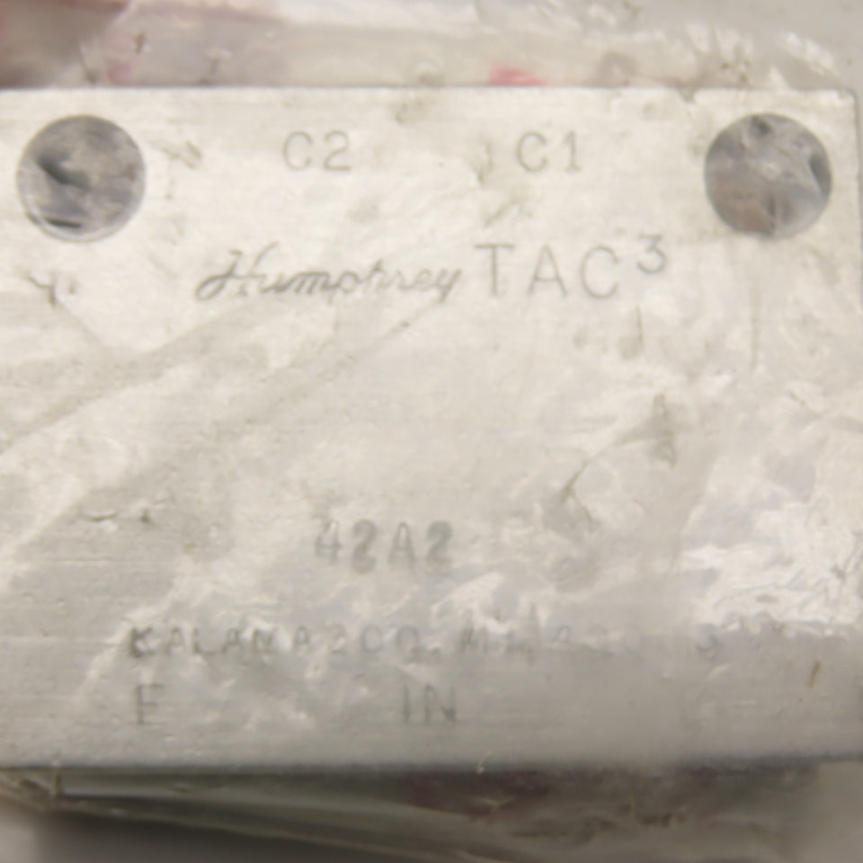Humphrey 42A2 4-Way Pneumatic Air Valve