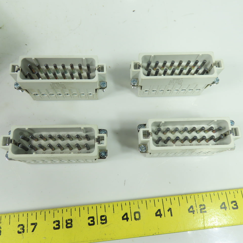 Thomas & Betts MS232A Male Screw Terminal Inserts A32 Position NEW Lot of 4
