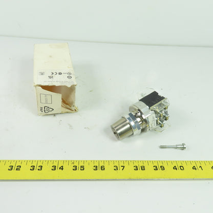 Allen-Bradley 800T-H32B 3-Position Key Selector Switch NEW Ser T