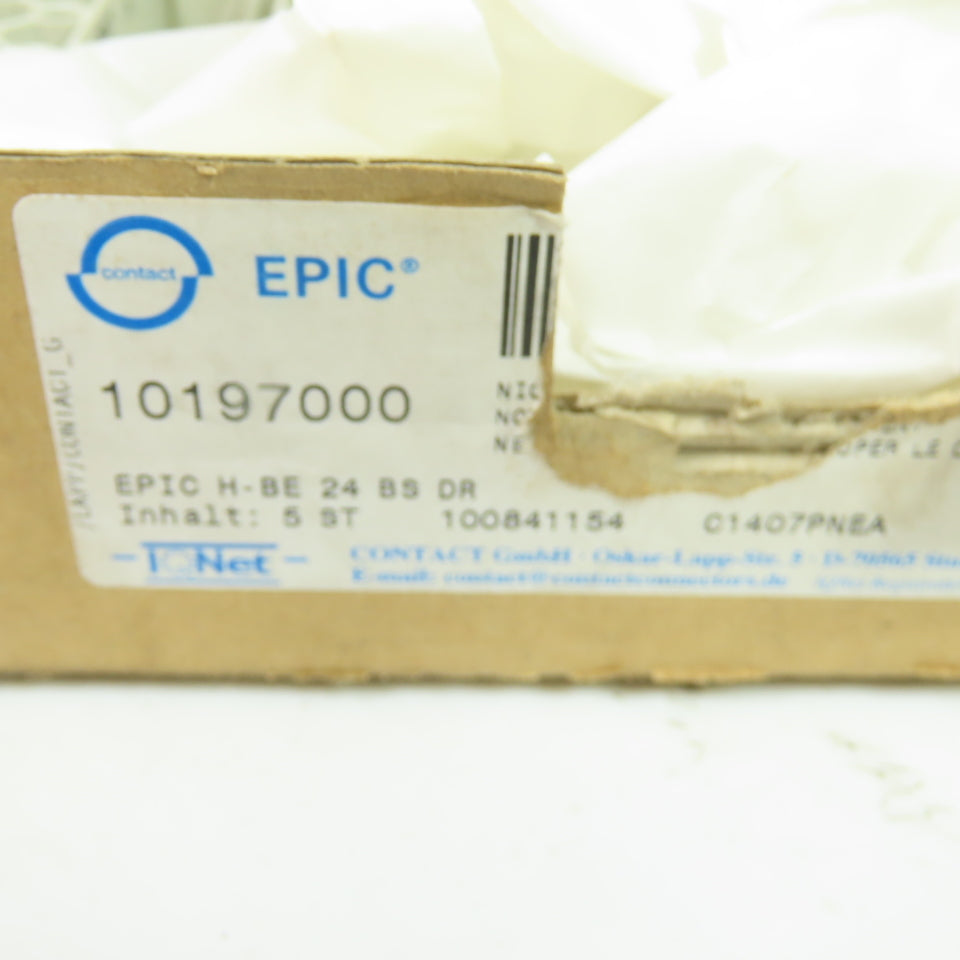 Lapp EPIC 10197000 24-Position Female Power Connector 16A 600V NEW Lot Of 5