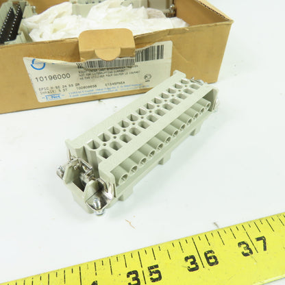 Lapp Epic 10196000 H-BE 24-Pin Male Power Connector Insert 16A 500V Lot Of 3