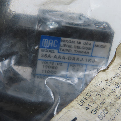 Unist 35A-AAA-DAAJ-1KJ 68-1040-18-110 1/8" Solenoid Valve 110/120VAC