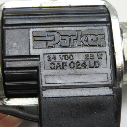 Parker DSL101N 2-Way Solenoid Cartridge Valve 24VDC 28W