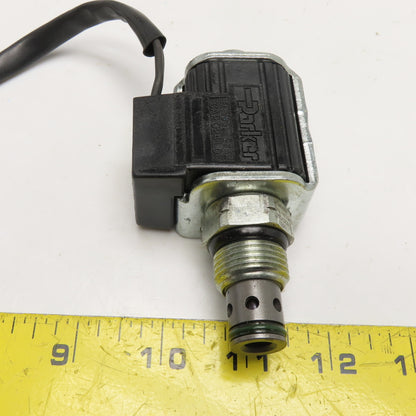 Parker DSL101N 2-Way Solenoid Cartridge Valve 24VDC 28W