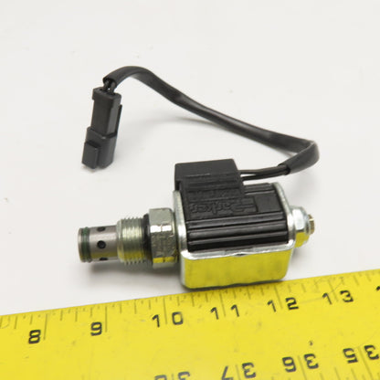 Parker DSL101N 2-Way Solenoid Cartridge Valve 24VDC 28W