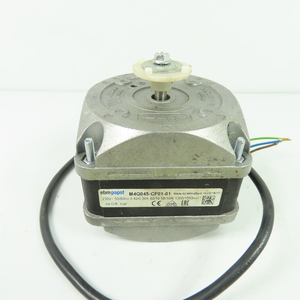 EBM-Papst M4Q045-CF01-01 58/16W Electric Motor 230V 1300/1550RPM