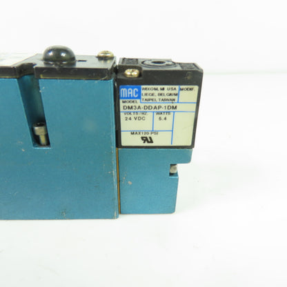 MAC 92B-EAB-000-DM-DDAP-1DM Solenoid Air Valve 24VDC 35-120 PSI