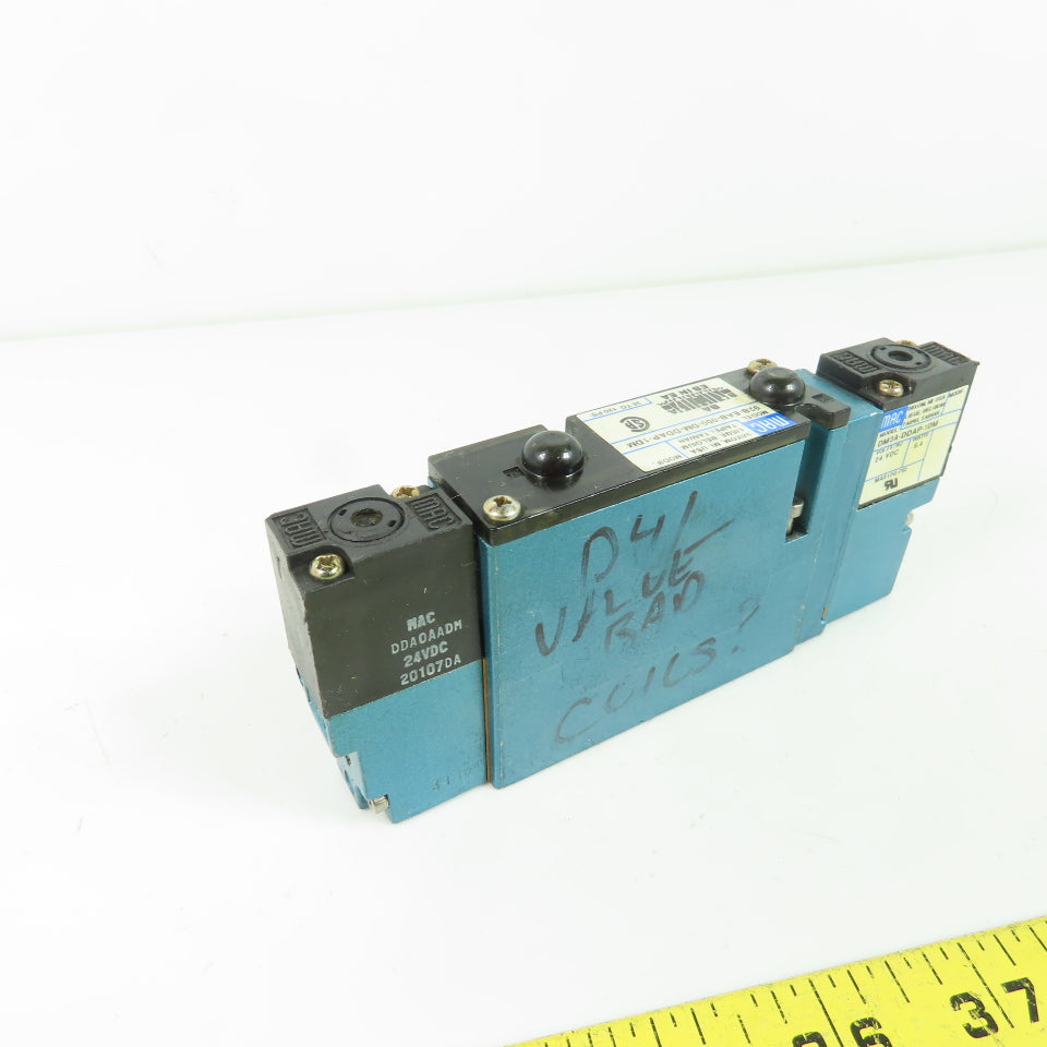 MAC 92B-EAB-000-DM-DDAP-1DM Solenoid Air Valve 24VDC 35-120 PSI