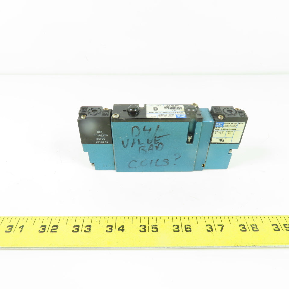 MAC 92B-EAB-000-DM-DDAP-1DM Solenoid Air Valve 24VDC 35-120 PSI