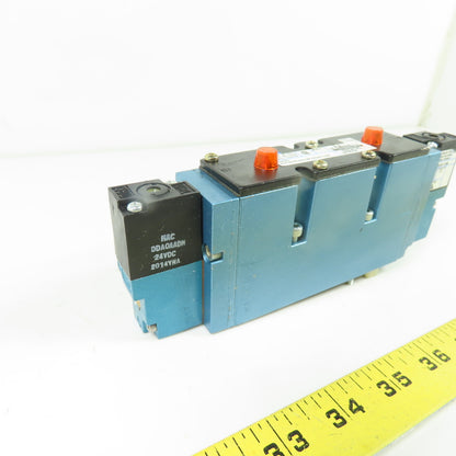 MAC 93A-BAB-000-DM-DDAP-1DM 5/2 Way Solenoid Valve 24VDC 5.4W 120 PSI