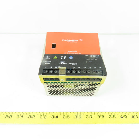 Weidmuller CP SNT 250W 24V 10A 8708680000 Power Supply 24VDC 10A Out 100-240V In