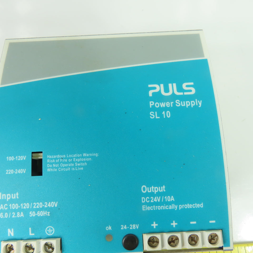 PULS SL10.100 Power Supply 24V 10A Output 100-240V Input