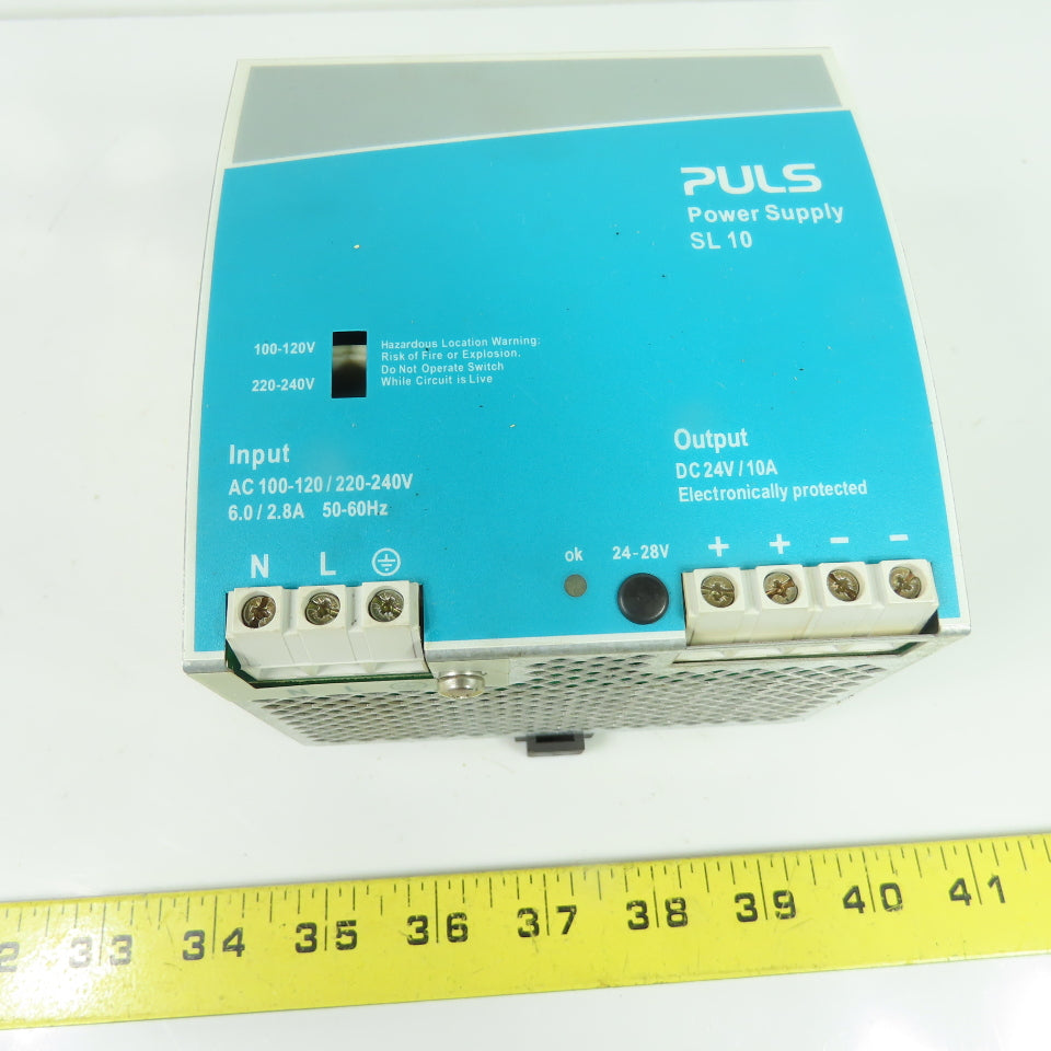 PULS SL10.100 Power Supply 24V 10A Output 100-240V Input
