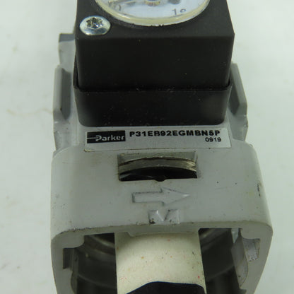 Parker P31EB92EGMBN5P Air Pressure Regulator W/ Gauge 150 PSIG 1/4" NPT
