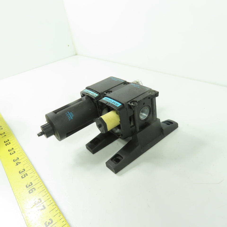 Wilkerson F08-02-SK00 L08-02-KK00 Pneumatic Air Filter Lubricator 150PSI 1/4"NPT