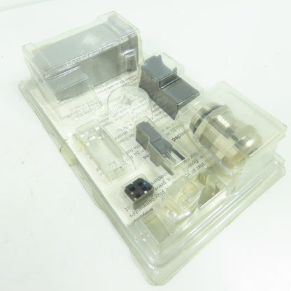 Harting 09 45 115 1100 Han 3A RJ45 Industrial Connector Set Metal Angled