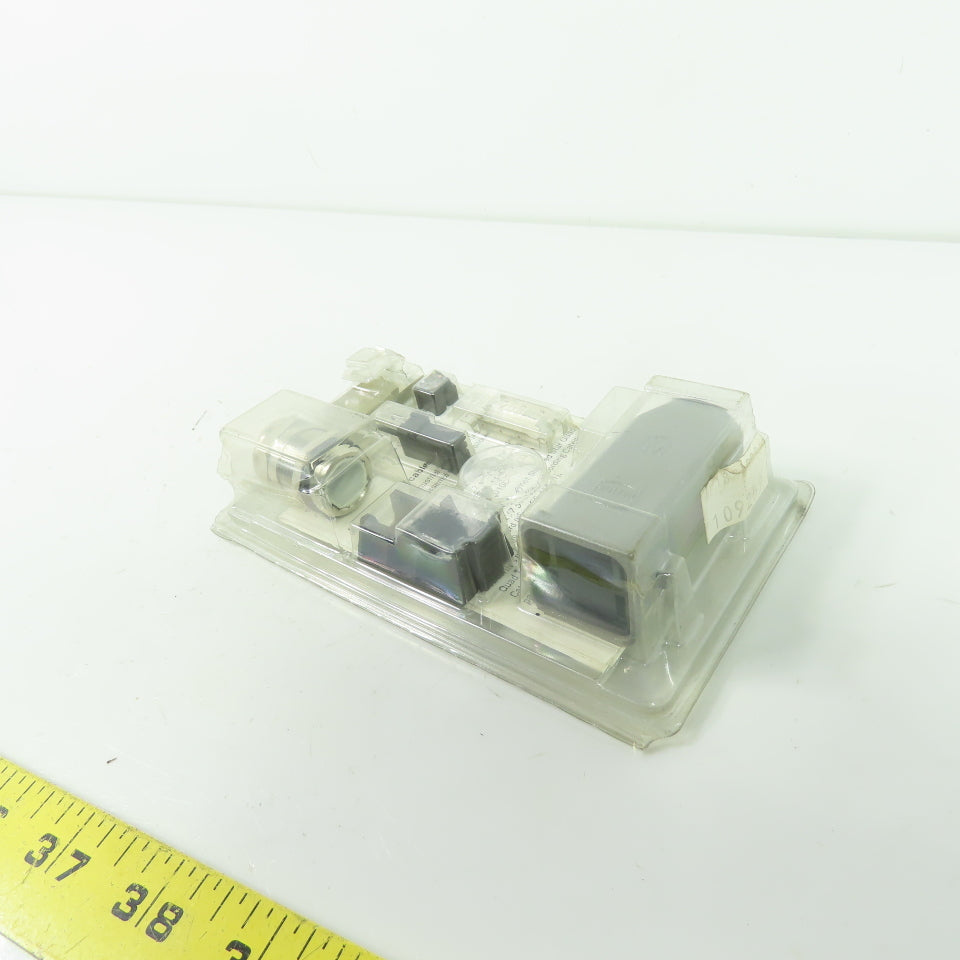Harting 09 45 115 1100 Han 3A RJ45 Industrial Connector Set Metal Angled