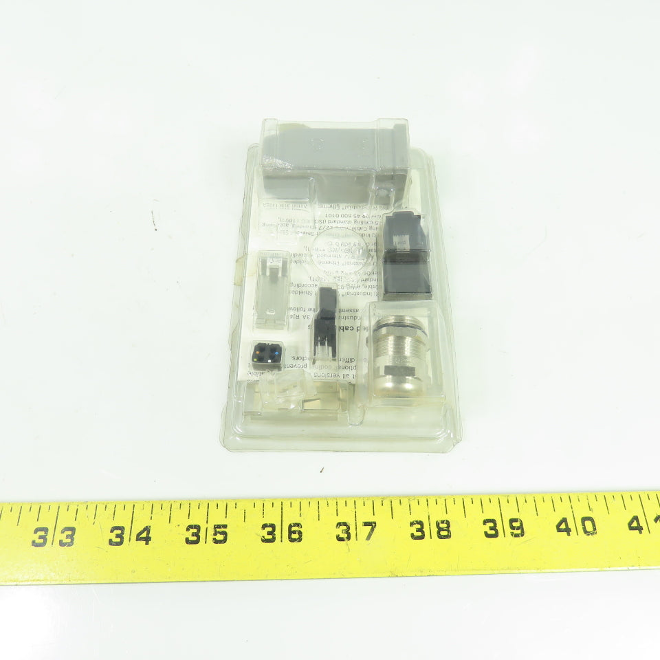 Harting 09 45 115 1100 Han 3A RJ45 Industrial Connector Set Metal Angl ...