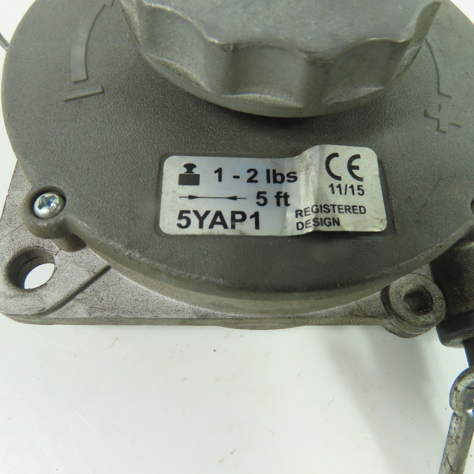 5YAP1 Retractable Tool Spring Balancer 1-2lb Capacity 5ft