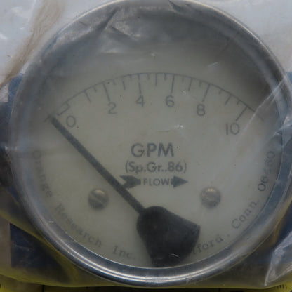 Orange Research 2321FG-1A-2.5L Differential Pressure Flow Meter 0-10 GPM 3000PSI