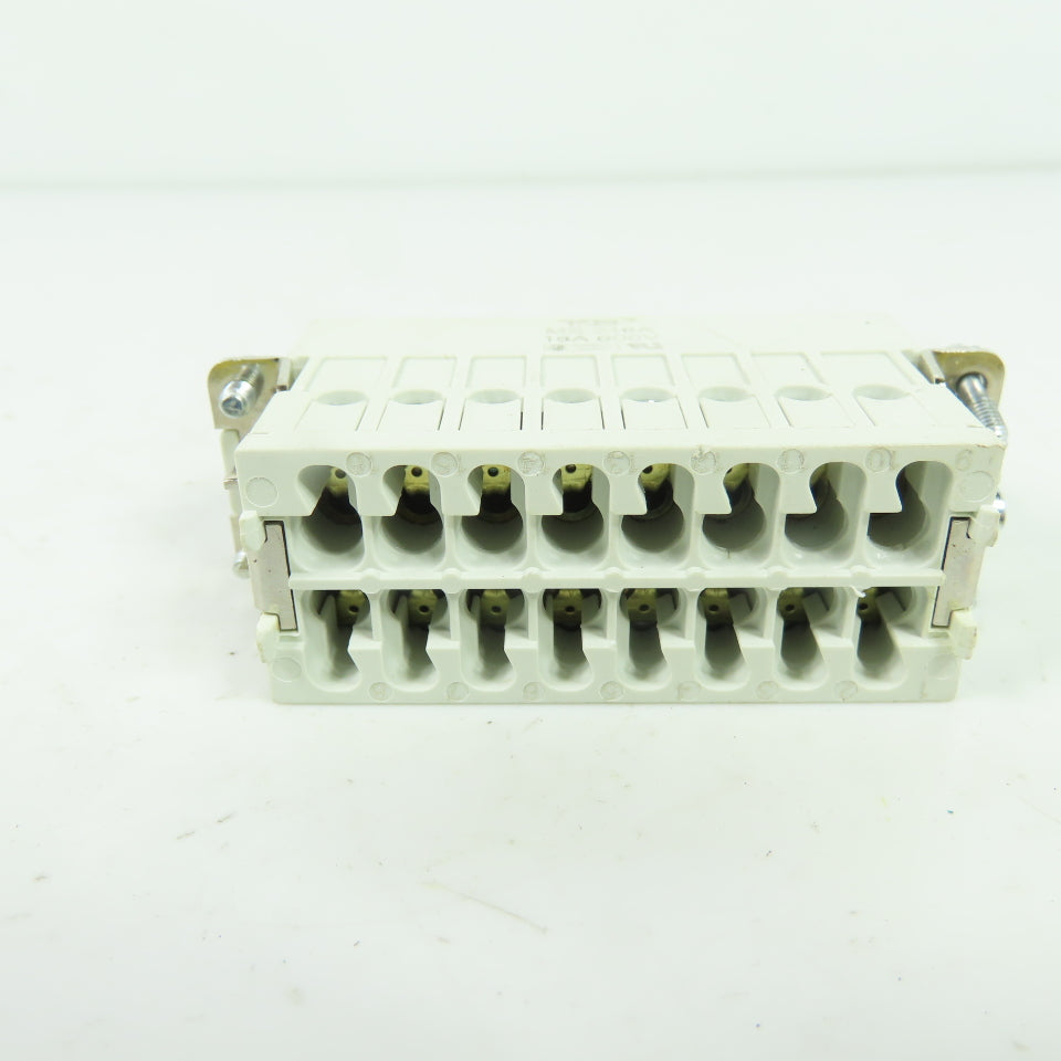 T&B MS 216A 16-Pin Male Heavy Duty Connector Insert 16A 600V