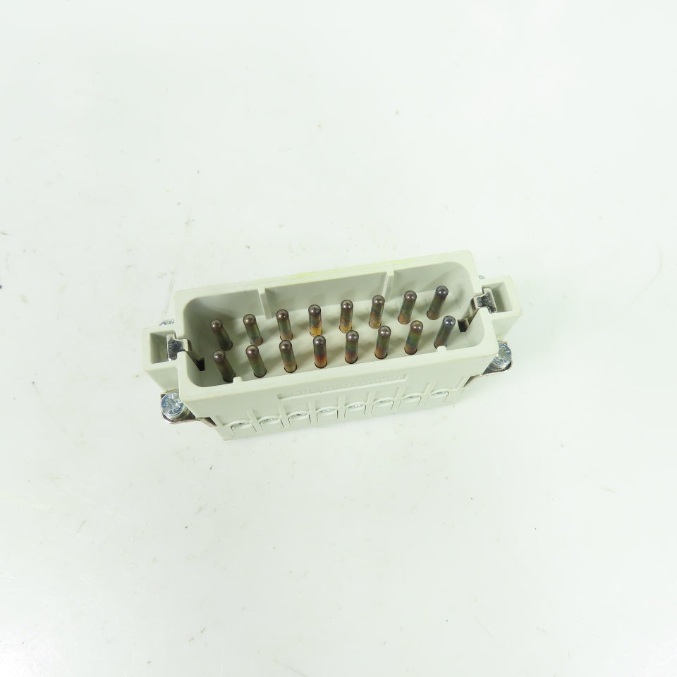 T&B MS 216A 16-Pin Male Heavy Duty Connector Insert 16A 600V