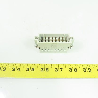 T&B MS 216A 16-Pin Male Heavy Duty Connector Insert 16A 600V