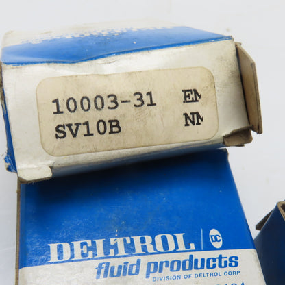 Deltrol SV10B 10003-31 Shuttle Valve 1/8" NPT Brass Lot of 3