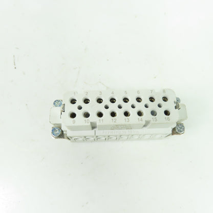 Thomas & Betts FS116A 16-Pin Female Connector Insert 16A 600V