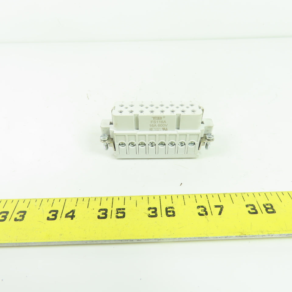 Thomas & Betts FS116A 16-Pin Female Connector Insert 16A 600V