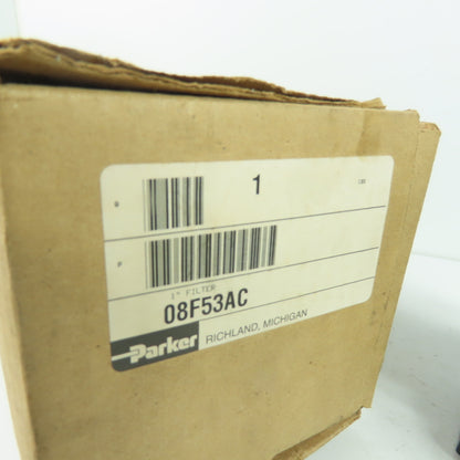 Parker 08F53AC Pneumatic Airline Filter 1" NPT 250PSI 175F