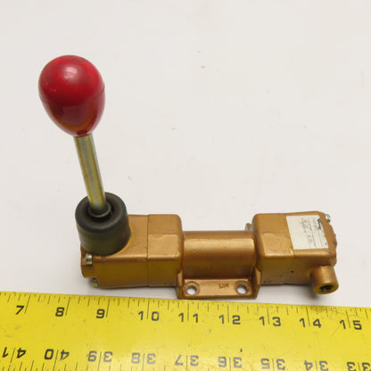 Versa VLP-4312 Hand Actuated Pneumatic Directional Control Valve 200 PSI