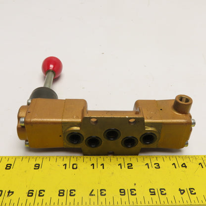 Versa VLP-4312 Hand Actuated Pneumatic Directional Control Valve 200 PSI