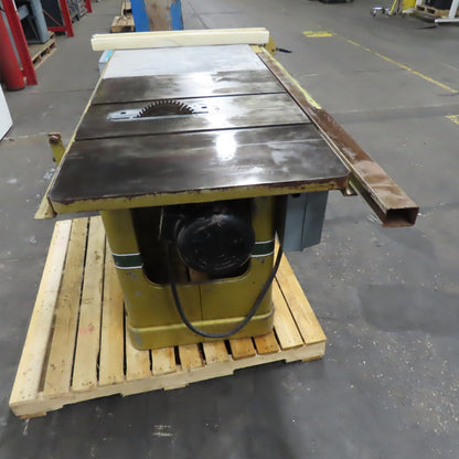 Powermatic Model 66 10" Tilting Arbor Table Saw 208-230/480V 3Ph 5Hp
