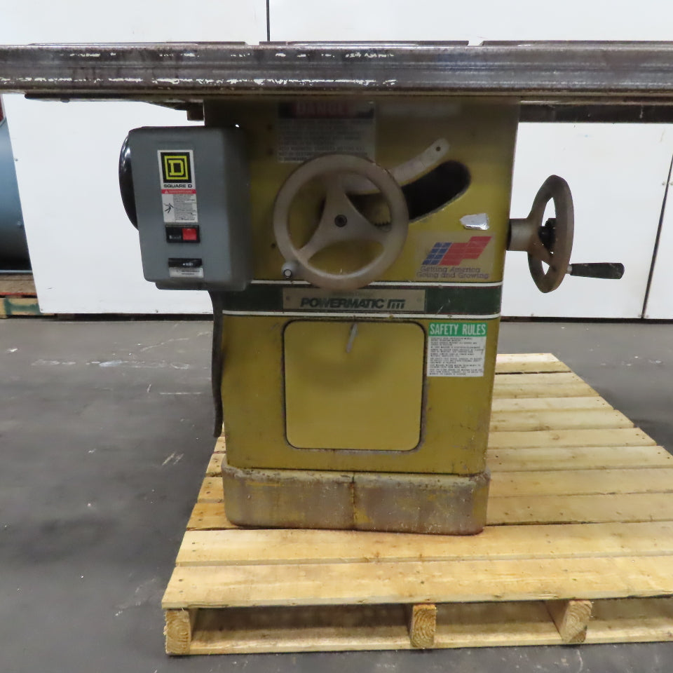 Powermatic Model 66 10" Tilting Arbor Table Saw 208-230/480V 3Ph 5Hp