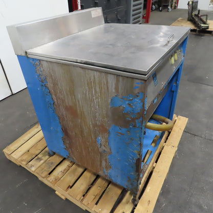 Bluewave 30 Gallon Stainless Steel Industrial Wash Tub W/ Sprayers