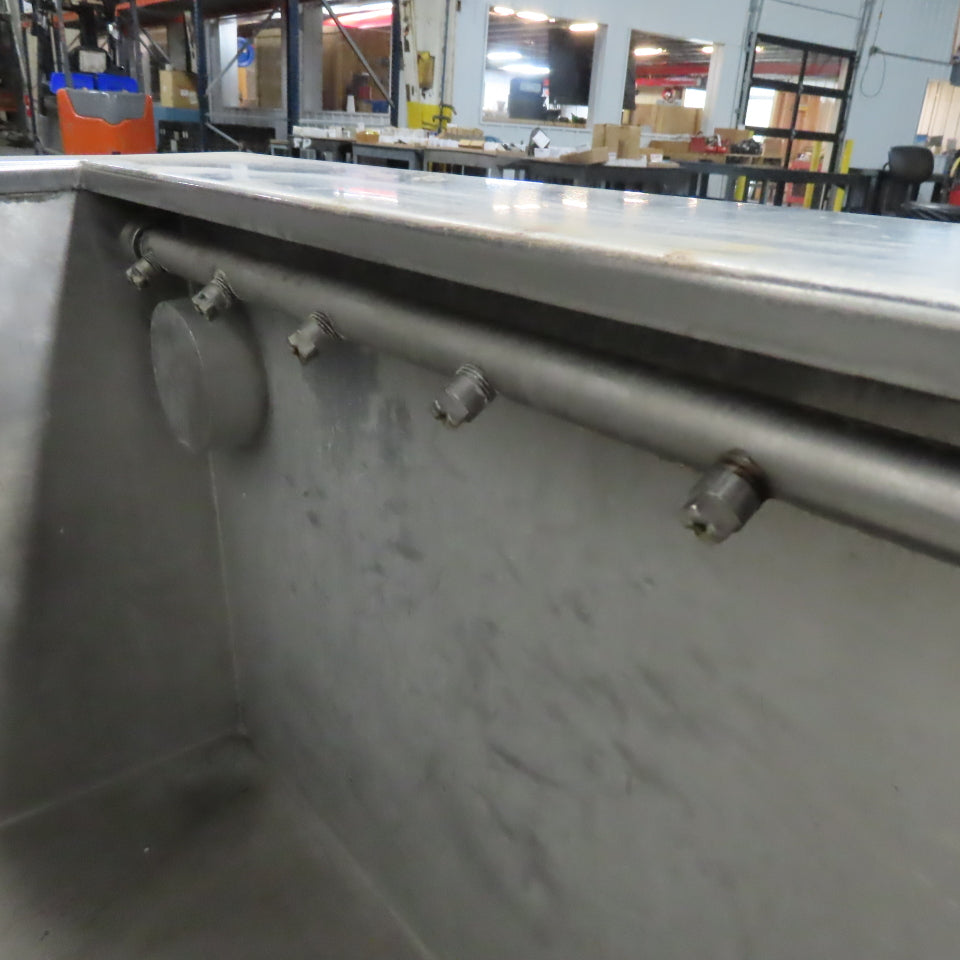 Bluewave 30 Gallon Stainless Steel Industrial Wash Tub W/ Sprayers